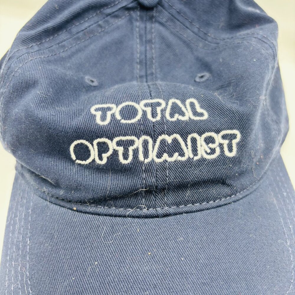 Aerie Baseball Hat Total Optimist Embroidered Adjustable Destressd New - Picture 3 of 7